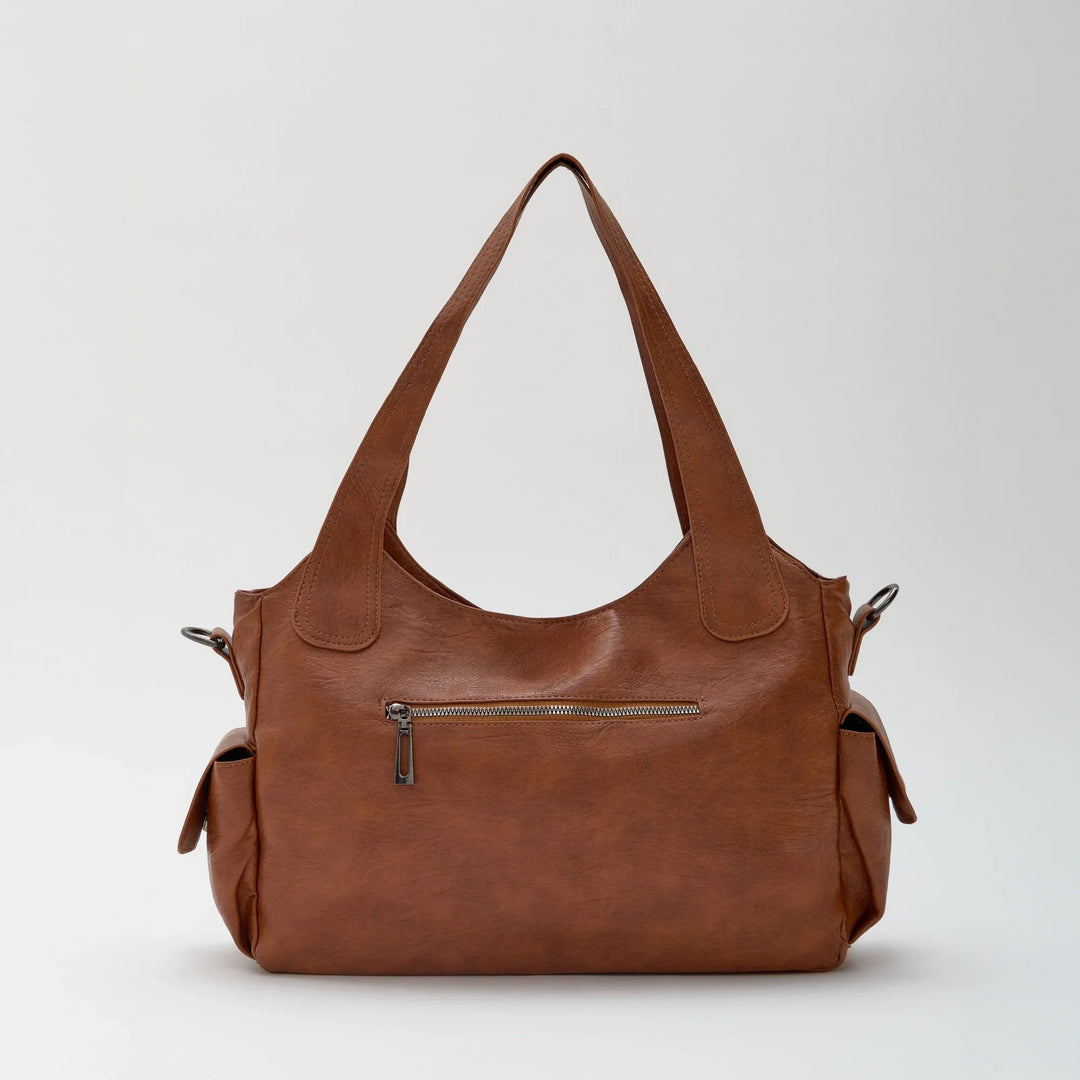 Bolso Tote Casual "Marlow" con Bolsillos Frontales