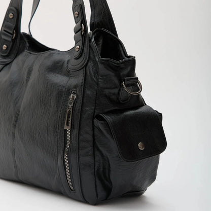 Bolso Tote Casual "Marlow" con Bolsillos Frontales