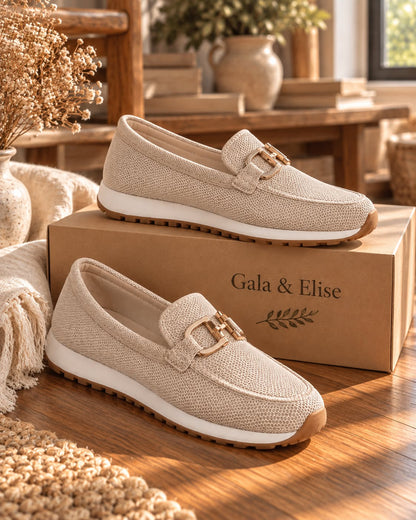 Mocasines Susana - Diseño Híbrido con Detalle Dorado