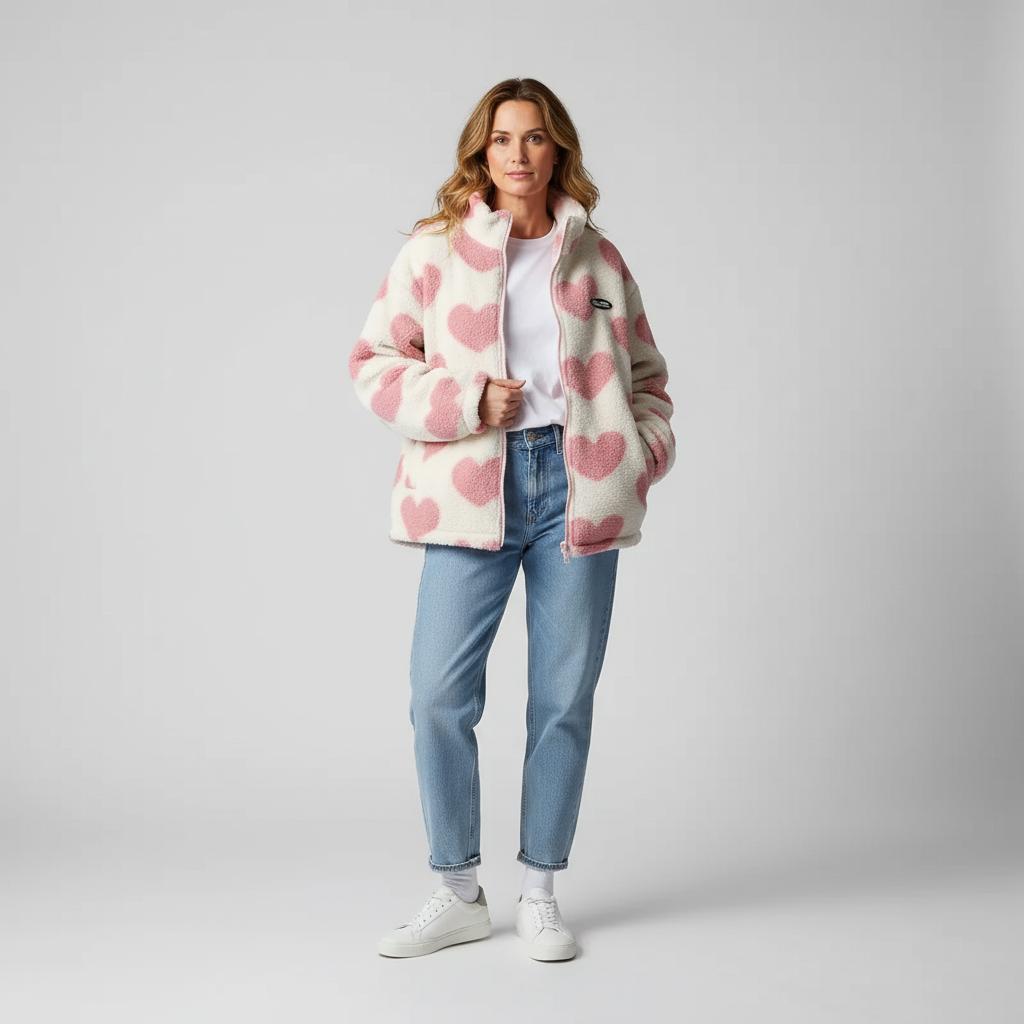 AlpenNord™ | Premium Heart winterjas – Omkeerbaar model en behaaglijke warmte voor de winter - Aurora Classics