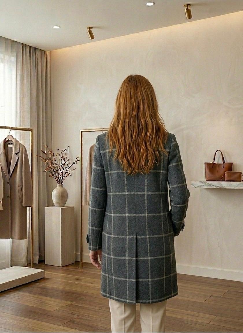 Judith | Abrigo Largo de Tweed