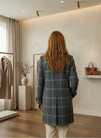 Judith | Abrigo Largo de Tweed
