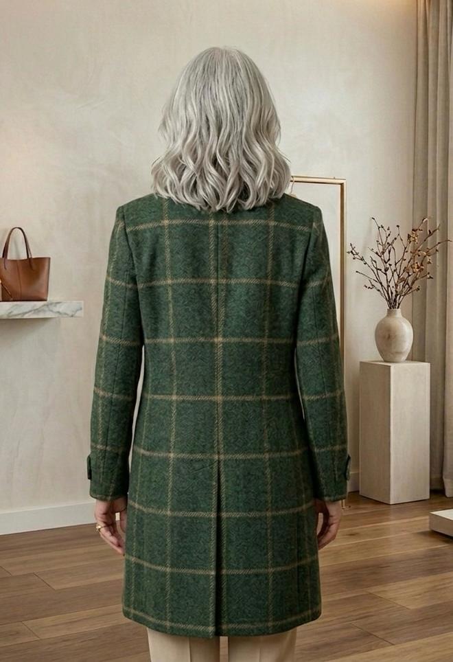Judith | Abrigo Largo de Tweed