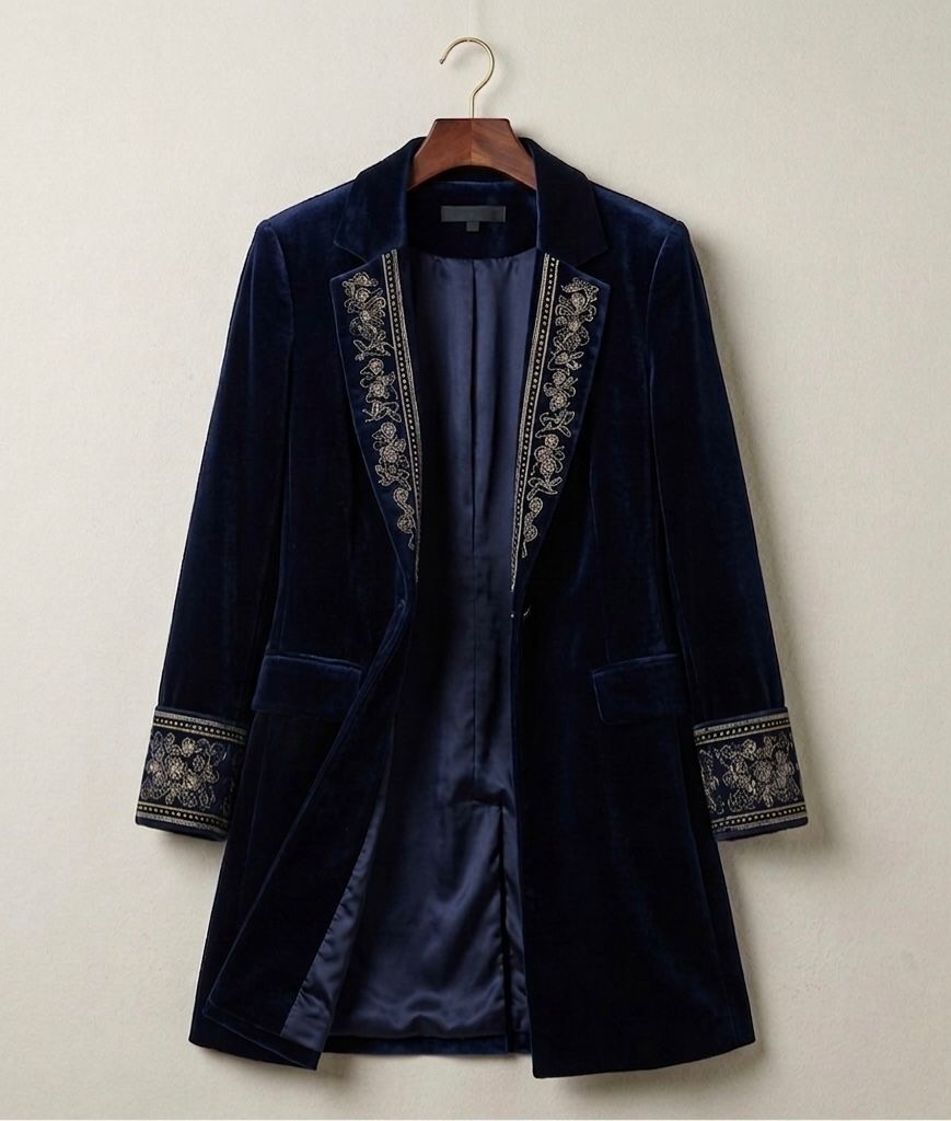 Elise™ | Blazer de terciopelo llamativo — Edición de aniversario