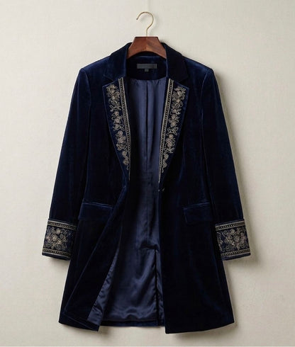 Elise™ | Blazer de terciopelo llamativo — Edición de aniversario