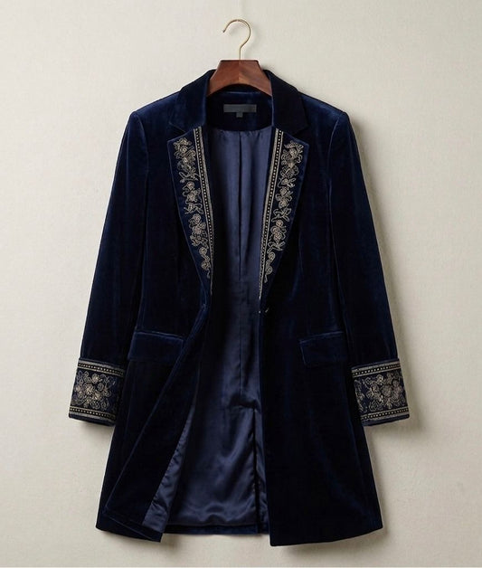 Elise™ | Blazer de terciopelo llamativo — Edición de aniversario
