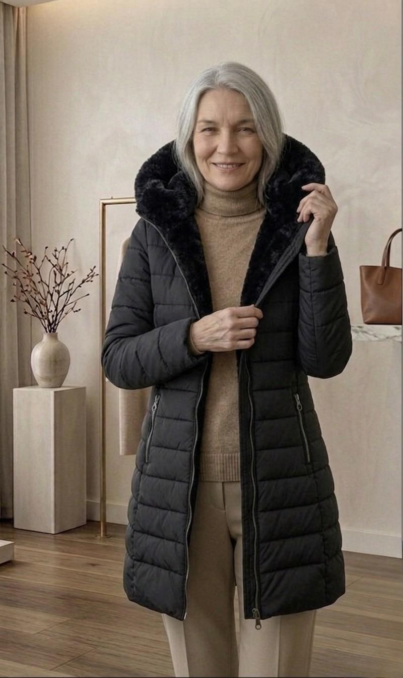 Olivia™ | Abrigo de invierno acolchado de corte evasé — Edición de aniversario