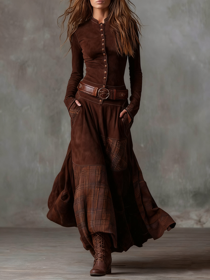 Vestido Josefina - Diseño de Texturas Combinadas