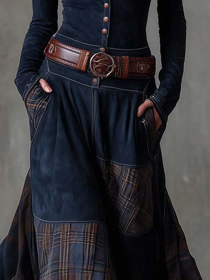 Vestido Josefina - Diseño de Texturas Combinadas