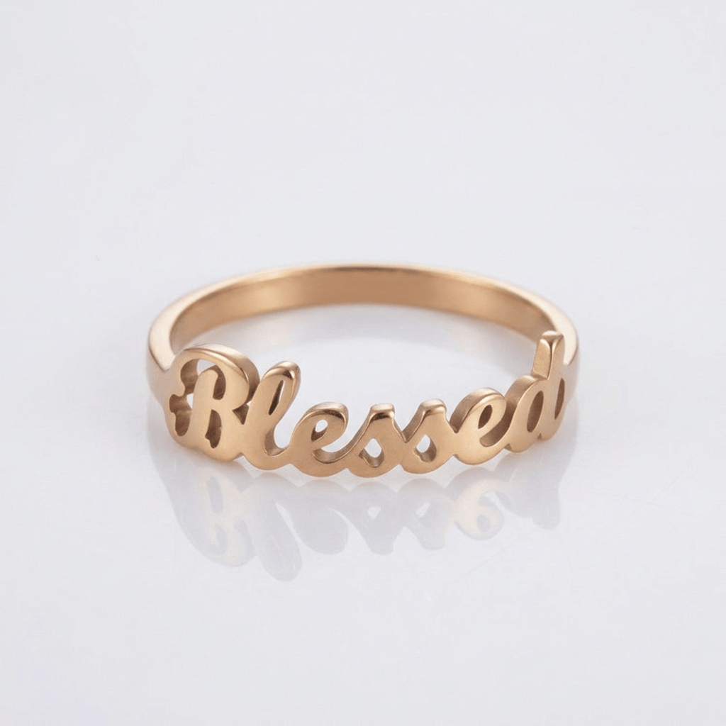 El anillo bendito — banda de plata