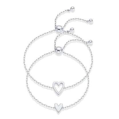Pulsera de corazones a juego