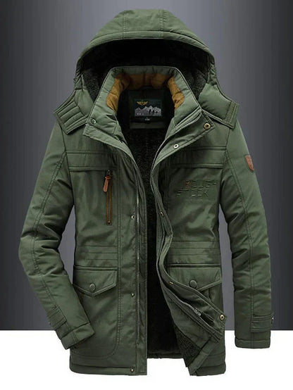 Bjorn - Warme Heren Fleece Winterjas Van Premium Wolmix - Aurora Classics