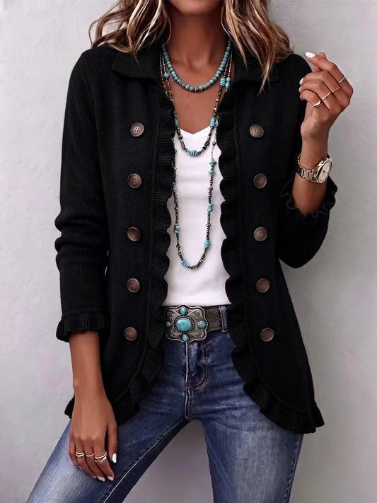 Sobrecamisa Elvira - Diseño Atemporal en Negro