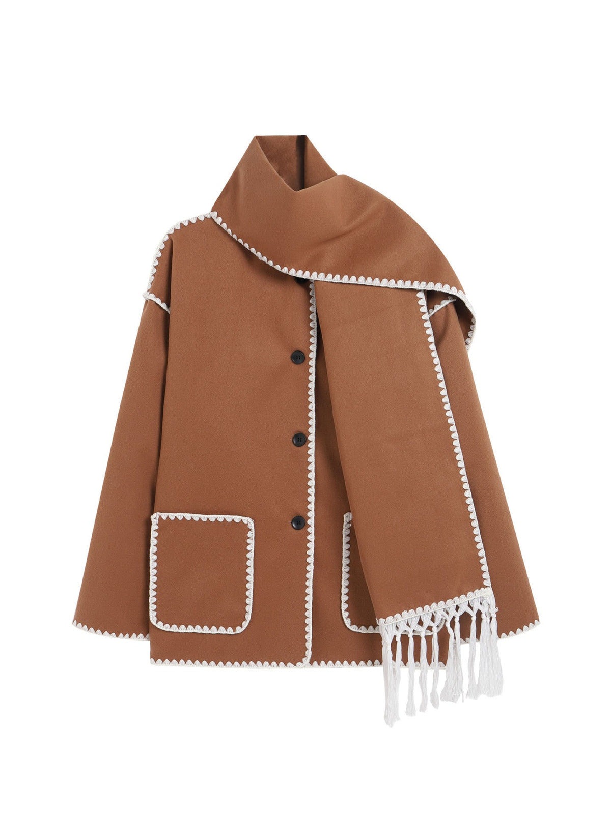 Bloom ™ |  Luxe Sjaal Jas - Aurora Classics
