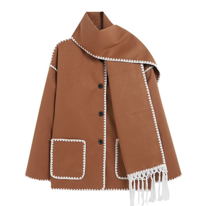 Bloom ™ |  Luxe Sjaal Jas - Aurora Classics