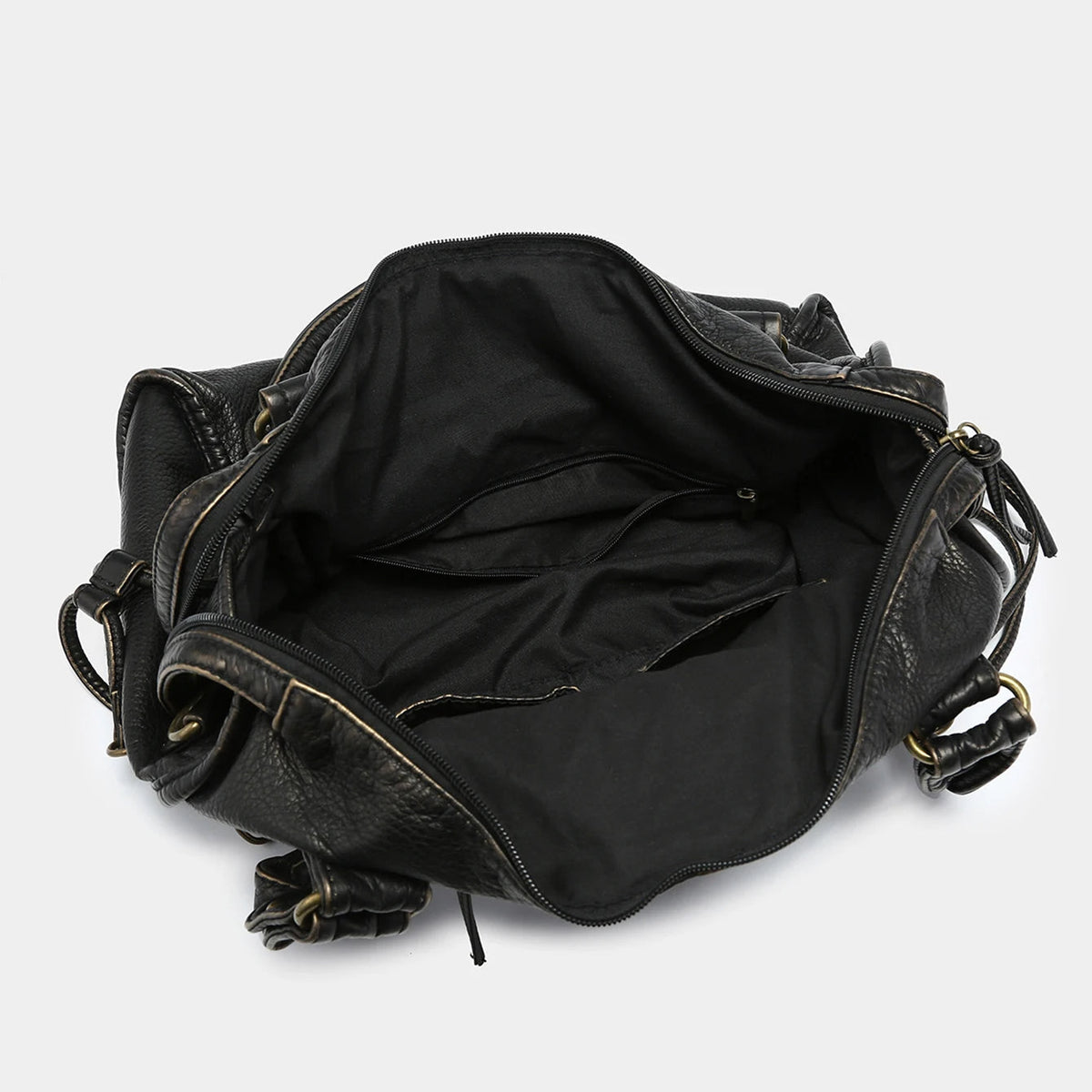 Bolso Satchel "Provence" Efecto Piel Envejecida