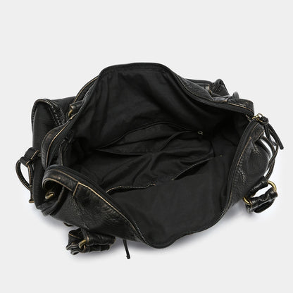 Bolso Satchel "Provence" Efecto Piel Envejecida