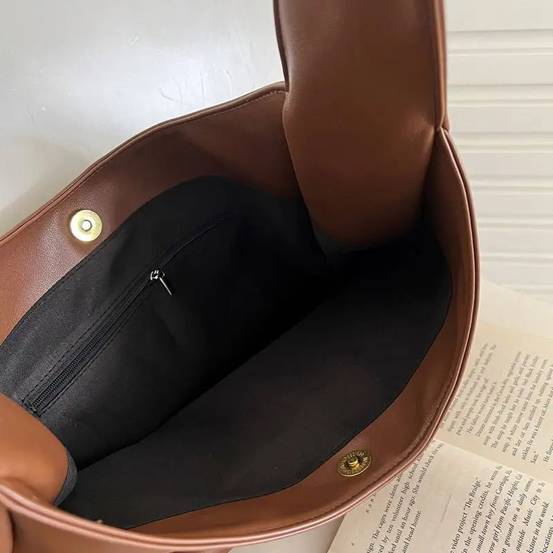 Bolso Hobo "Compact" Diario Efecto Piel