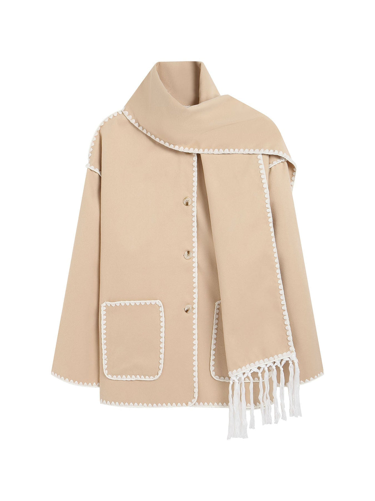 Bloom ™ |  Luxe Sjaal Jas - Aurora Classics