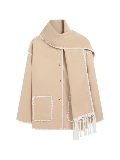 Bloom ™ |  Luxe Sjaal Jas - Aurora Classics