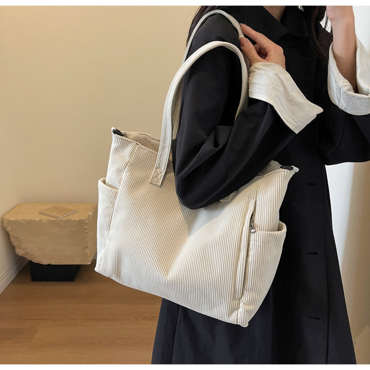 Bloom ™ |  Kunststudent Tote Corduroy Tas - Aurora Classics