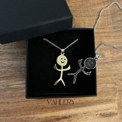 F – Collar con un dedo medio