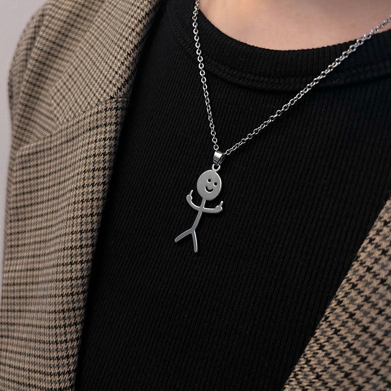 F – Collar con un dedo medio
