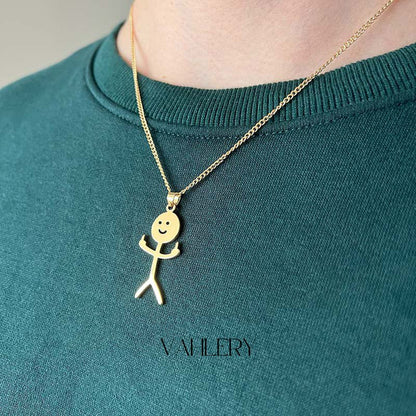 F – Collar con un dedo medio