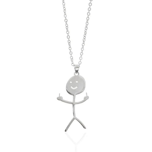 F – Collar con un dedo medio
