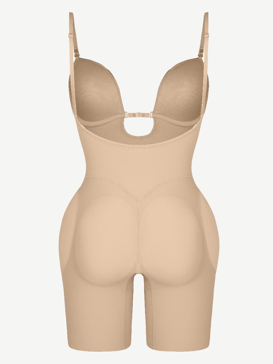 Bloom ™ |  Plunge Bodysuit met Verwijderbare Pads - Aurora Classics