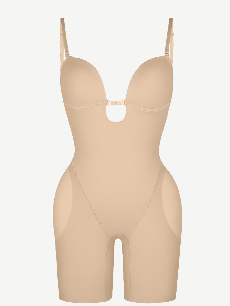Bloom ™ |  Plunge Bodysuit met Verwijderbare Pads - Aurora Classics
