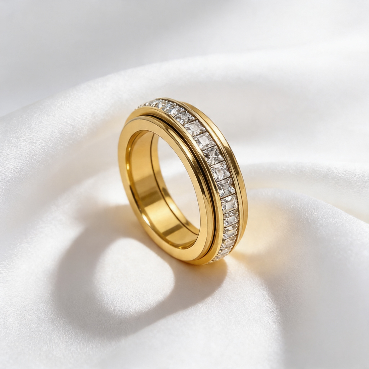 Anillo giratorio para la ansiedad