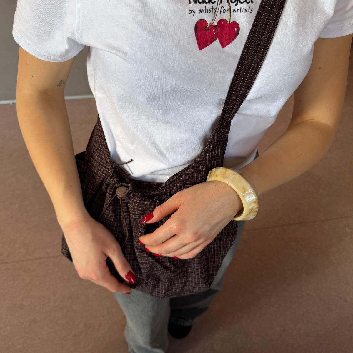 Bolso Bandolera "Noa" Cruzado Efecto Piel