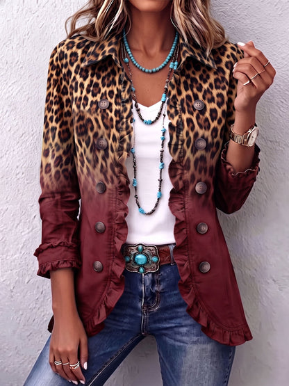 Sobrecamisa Victoria - Estampado Leopardo en Degradado