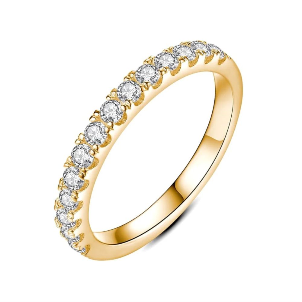 Diamond Embrace - Anillo Dorado