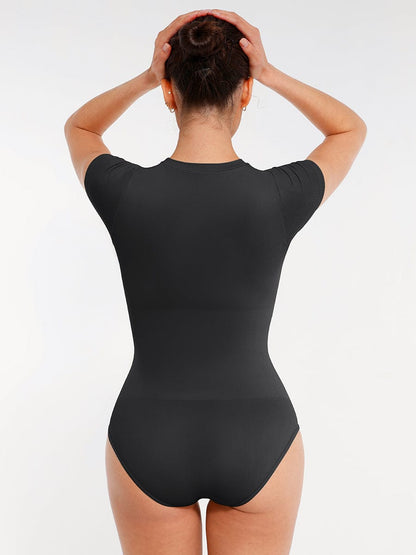 Bloom ™ |  Short Sleeve  Shaping Bodysuit - Aurora Classics