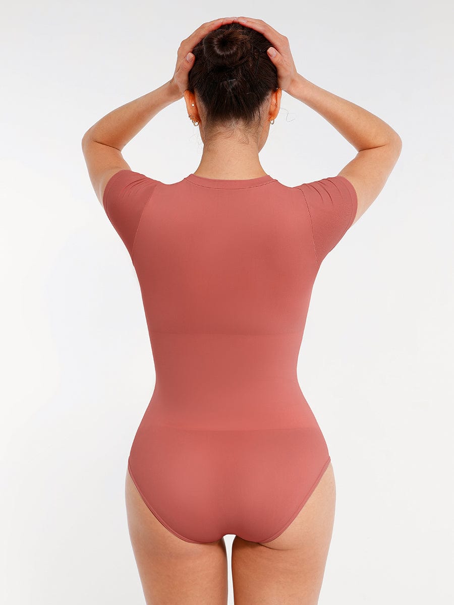 Bloom ™ |  Short Sleeve  Shaping Bodysuit - Aurora Classics