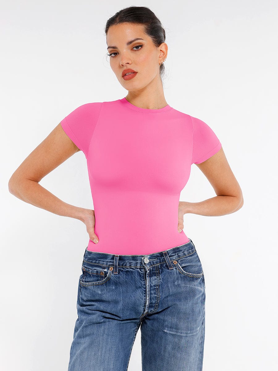 Bloom ™ |  Short Sleeve  Shaping Bodysuit - Aurora Classics